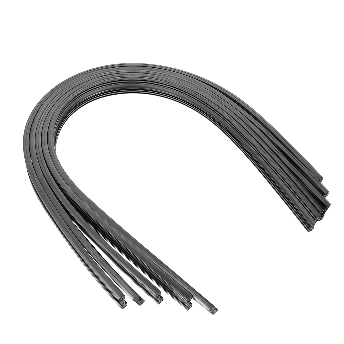 

10pcs Wiper Blades Refills 6mm Rubber Strips for Car Windshield Frameless Insert Blade Replacement Fits Most Vehicles