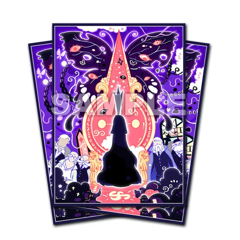 

Набор из 60 защитных колпачков для карт Imu FIVE ELDERS (OPCG, PTCG, DTCG), аниме-игры, 67*92 мм, подарок, игрушка