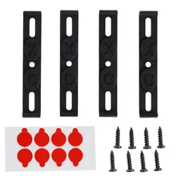 Frameless License Plate Mount 4PCS Weather-Proof Frameless License Plate Frame Car Tag Frame For Front And Rear Car Tags