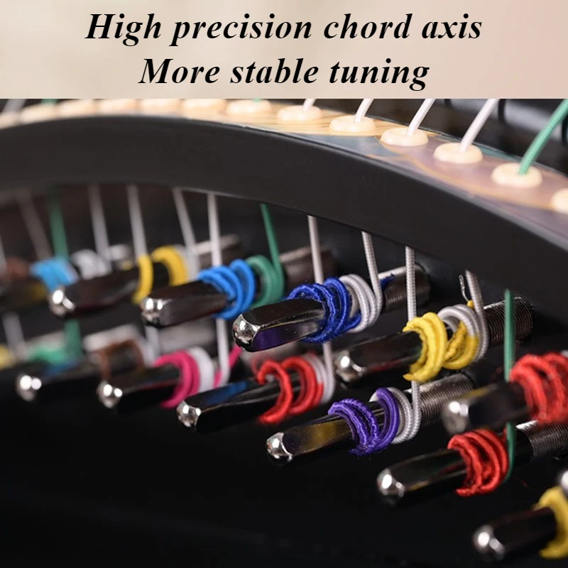 Guqin chino hecho a mano, rendimiento portátil, Guzheng pequeño, práctica para principiantes, instrumentos musicales tradicionales Guzheng profesionales