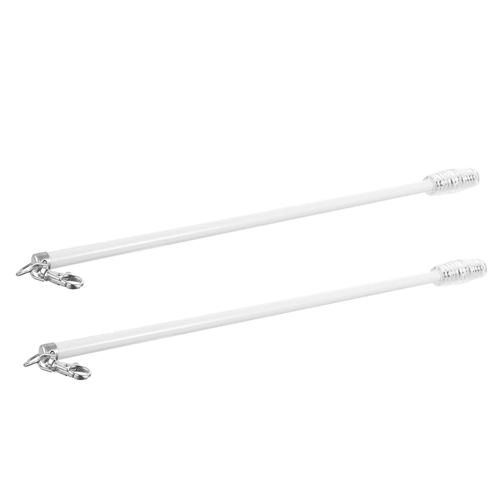 

2pcs Aluminum Alloy Drapery Wands For Curtains Manual Pull Rods Easy Install Lightweight Compatible With Various Curtain Types