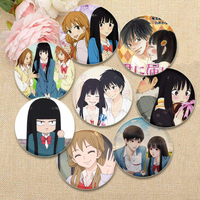 Shota Kazehaya Ayane Yano Ume Kurumizawa Sawako Kuronuma Cartoon Badge Cute Anime Girl Pin for Backpack Accessories Brooch Gifts