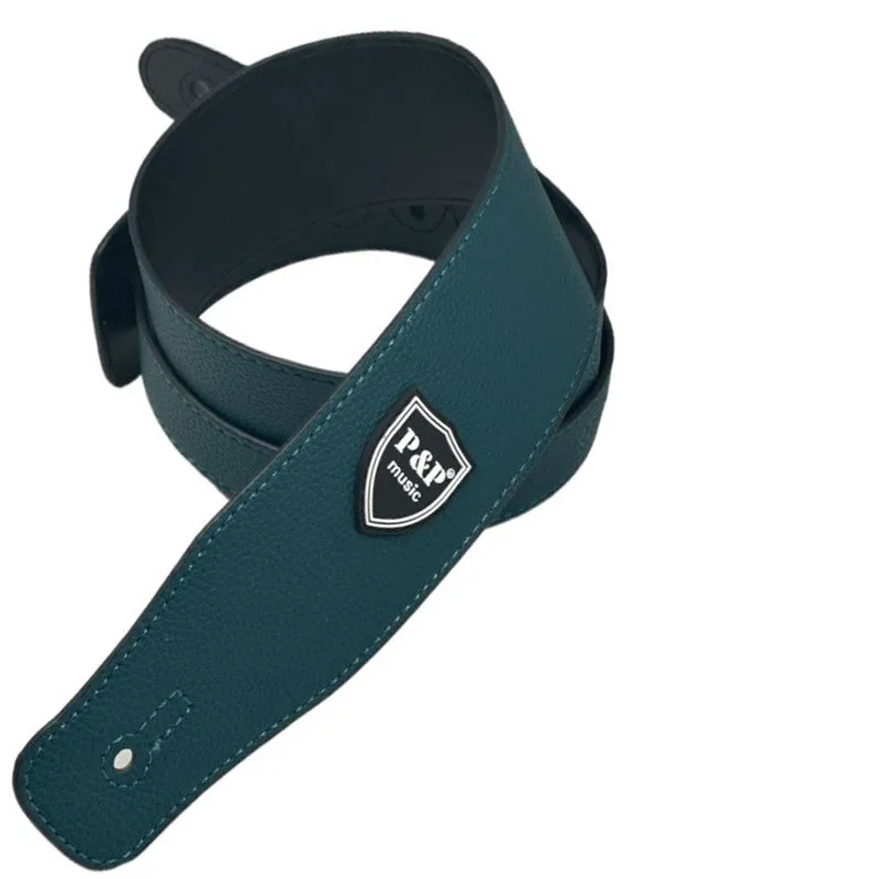 1 Stück P&P Gitarrengurt aus PU-Leder mit fünf Farben zur Auswahl, Gurt für Bass, Akustik- und E-Gitarre, Zubehörteile – Detail 8