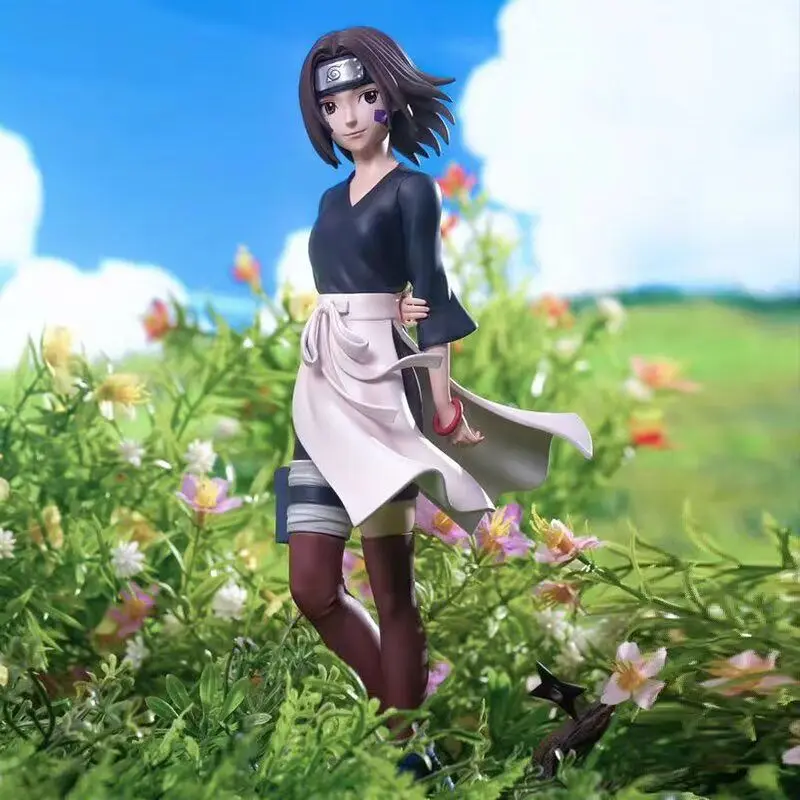 Bandai Banpresto Naruto Shippūden Nohara Rin Gut aussehende periphere Ornamente Hübsches Mädchen Anime Figur Modell Dekoration Pixiv