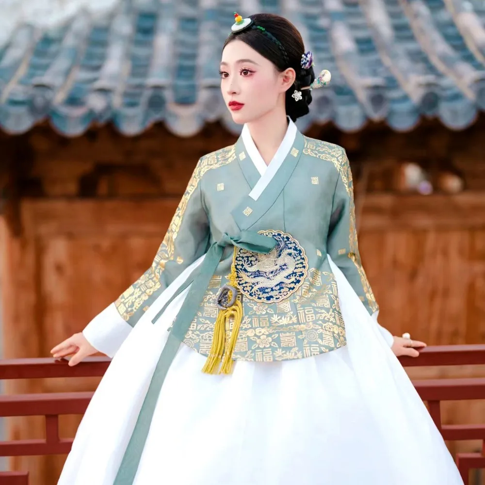 Korean Princess Women Ethnic Clothing Traditional Palace Performance Travel Photography Hanbok Dress