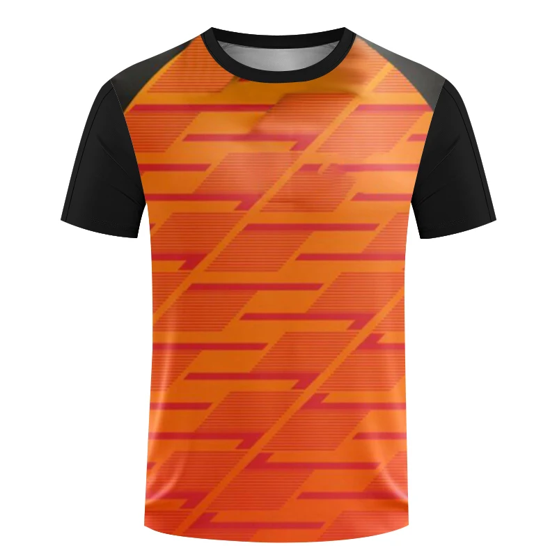 Summer fashion mens Tshirt quick drying Sportswear womens table tennis training clothes outdoor fitness breathable short sleeves image 2