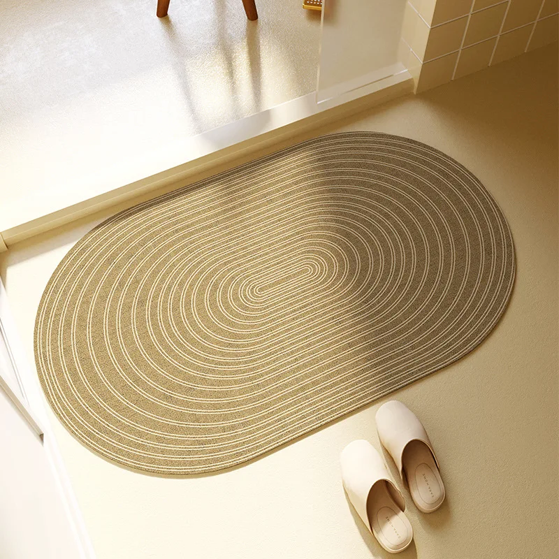 Tapis De Boue De Diatomeas Assorbimento D'eau Vitesse SèChe Tapis Salle De Bain Wc Porte AntidéRapant Tapis Pieds