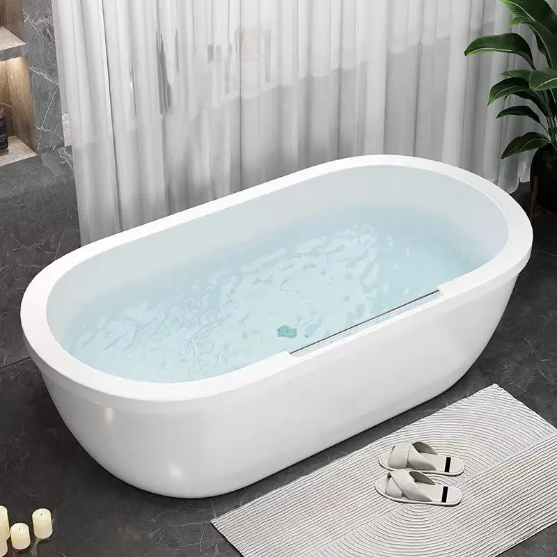 Acrylic bathtub 5-piece embedded bathtub bathtub 1.8m