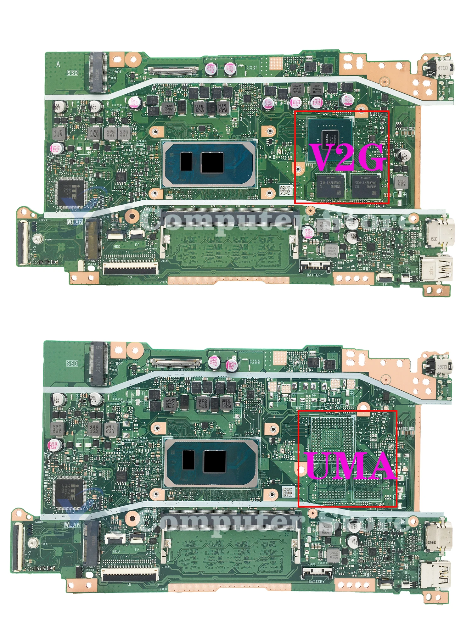 X415JA Mainboard X515JA X515JP X515JF X515JAB X515 X515J X415J V5200JA X415JP X415JF Laptop Motherboard I3 I5 I7 10th Gen