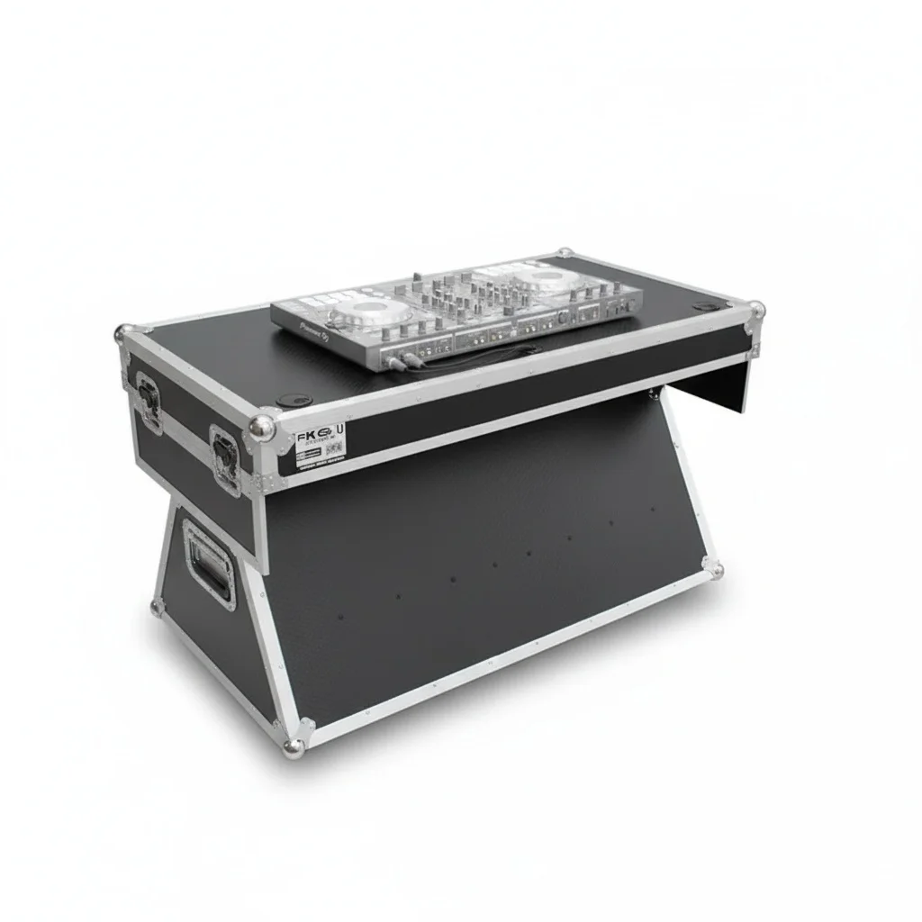 

DJ Mixer Flight Case, 9mm Plywood Waterproof Mixer Road Case, Shockproof Coffin Case for Yamaha, Midas, Behring, Pioneer DJM-800