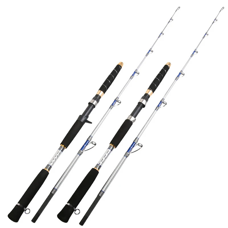

Супертяжелый 120 # Удилище для морской рыбалки Solid Offshore, для джиггинга и глубоководной ловли, двухсекционное, усиленное, для соленой воды.