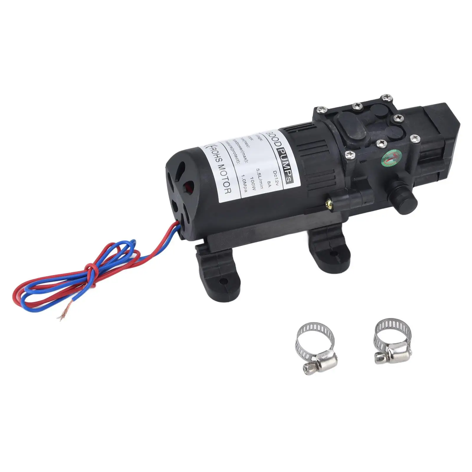 12V High Pressure Water Pump 5.5L/Min for garden Irrigation