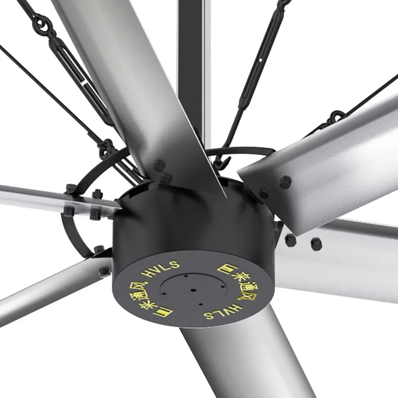 

24 фута 20 футов 18 футов 13 футов 10 футов большой вентилятор Hvls для склада магнит из алюминиевого сплава промышленный большой потолочный вентилятор Hvls