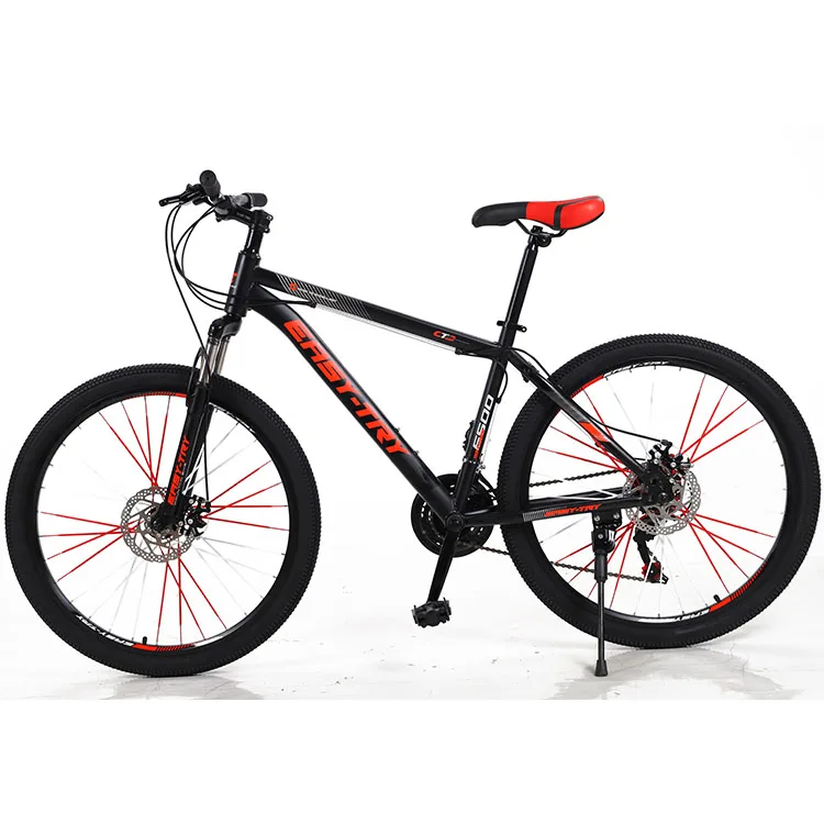 Bicicleta Deportiva de 26 Pulgadas con Suspensión Completa y 21 Velocidades, Bicicleta de Carbono para Hombre, Bicicleta con Frenos de Disco, Bicicleta Económica Más Popular