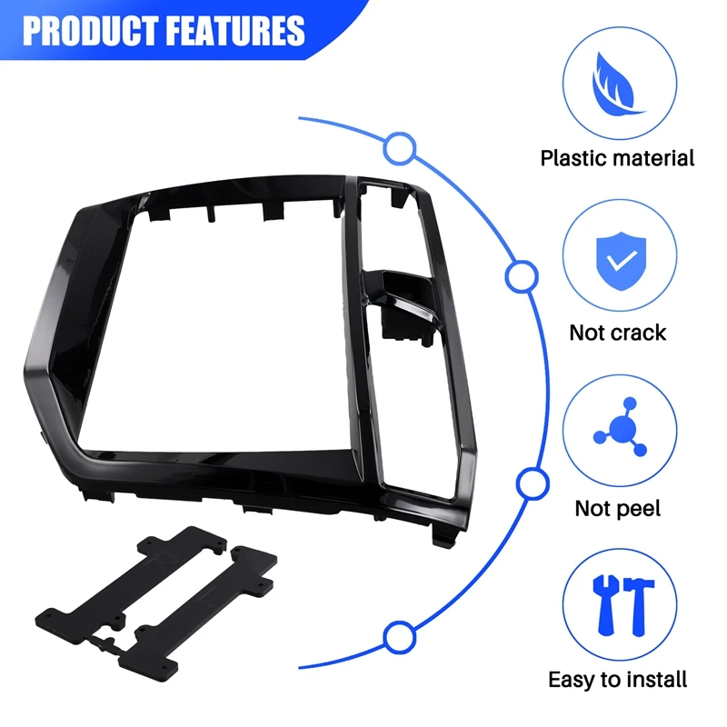 Car Frame Fascia Adapter Android Radio Dash Fitting Panel Kit For MG Extender Maxus T60 T70 2017+ LHD