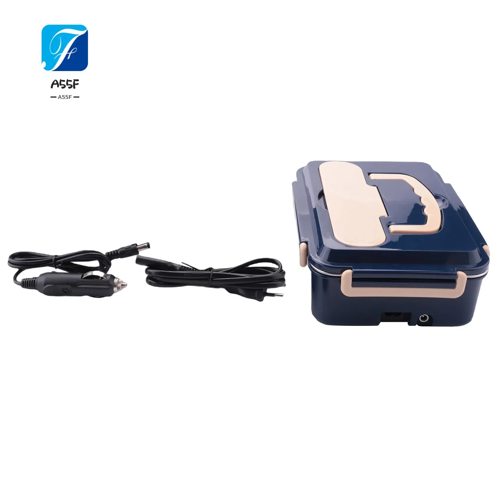 

A55F-Electric Lunch Box With Spoon And Chopstick Portable Food Warmer For 220V Household And 12V/24V Car/Truck ,EU Plug