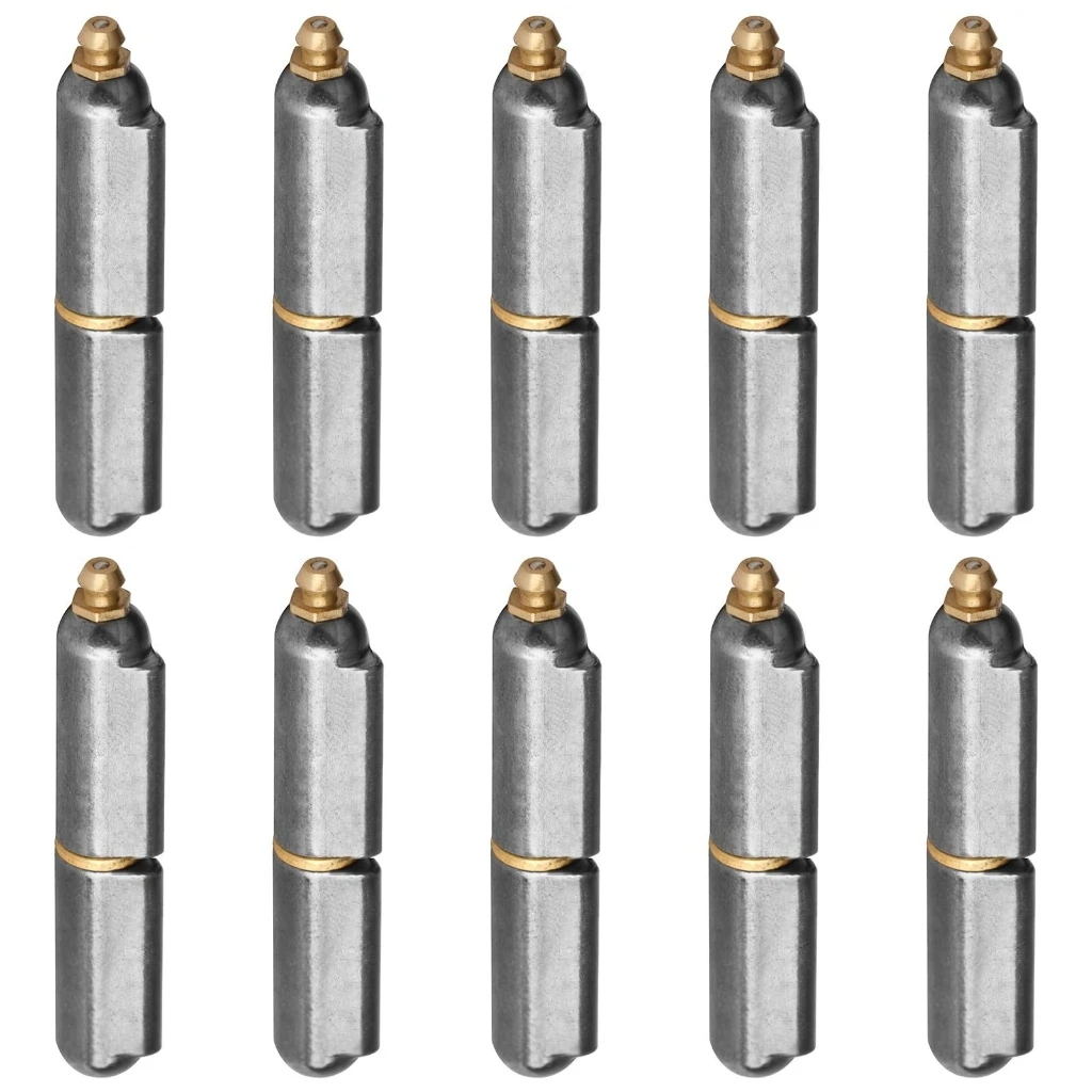 

10Pcs Stainless Heavy Duty Weld on Hinge for BBQ Smoker 6in Weld On Hinges Weldable Hinge for Trailer Campers Gate