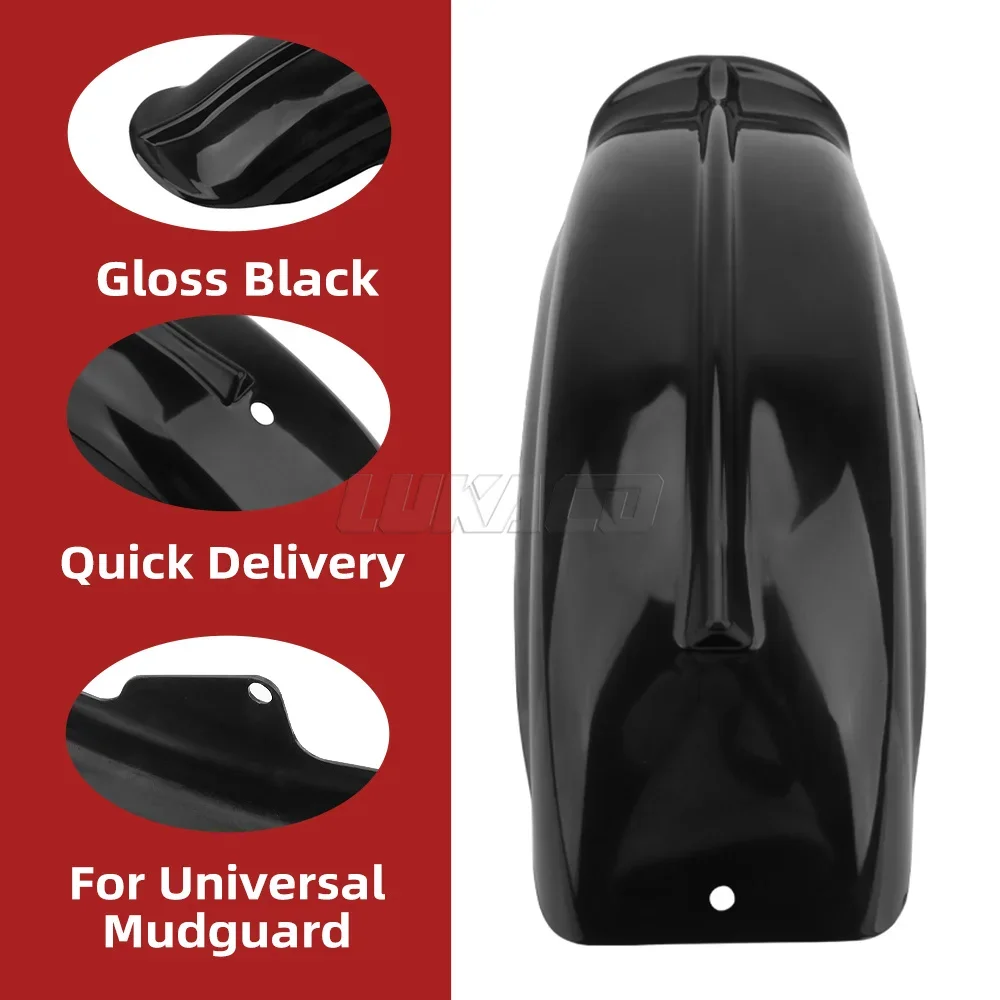 Rear Fender Motorcycle Universal Mudguard ABS Short Mud Guard For Bobber Chopper Cafe Racer Motocross Accessories Parts Frames