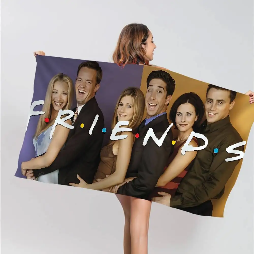 F-Friends Series TV Big Microfiber Beach Towels Quick Dry Towel Sand Beach Towels Pool Towel for Travel Swim Pool Yoga