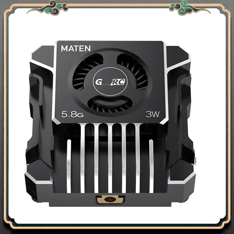 ASMA-For GEPRC MATEN 5.8G 3W VTX PRO 3000Mw 80CH Video Transmitter DC7-36V Built In Mic For FPV Long Range Racing Drone