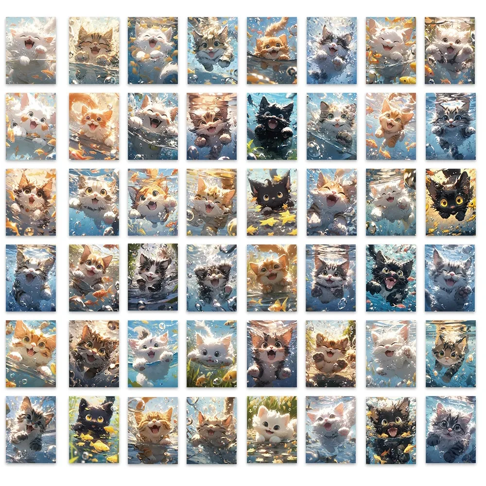 10/30/50pcs Kawaii Anime Gatto Animale Adesivi Creativo Carino Graffiti Decalcomanie FAI DA TE Bagagli di Skateboard Telefono Adesivo Per Auto Divertimento per il Regalo