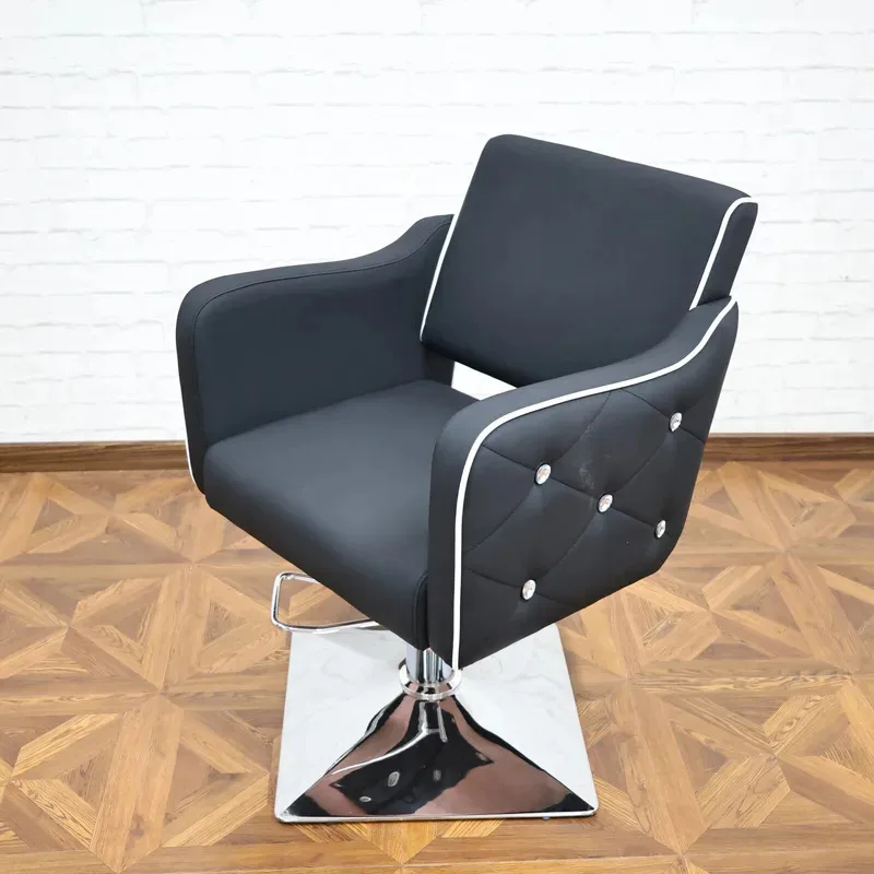 Hydraulic Barber Chair 360° Rotatable Professional Hair Salon Styling Chair Height Adjustable Heavy Duty Beauty Salon Furniture