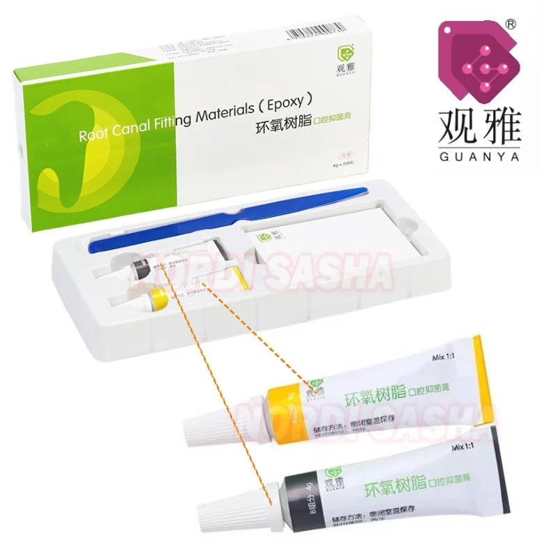 

Dental Epoxy Root Canal Fitting Materials Endodontic Sealing Filling Epoxy AH Plus Sealer Paste Cement Oral Antiseptic