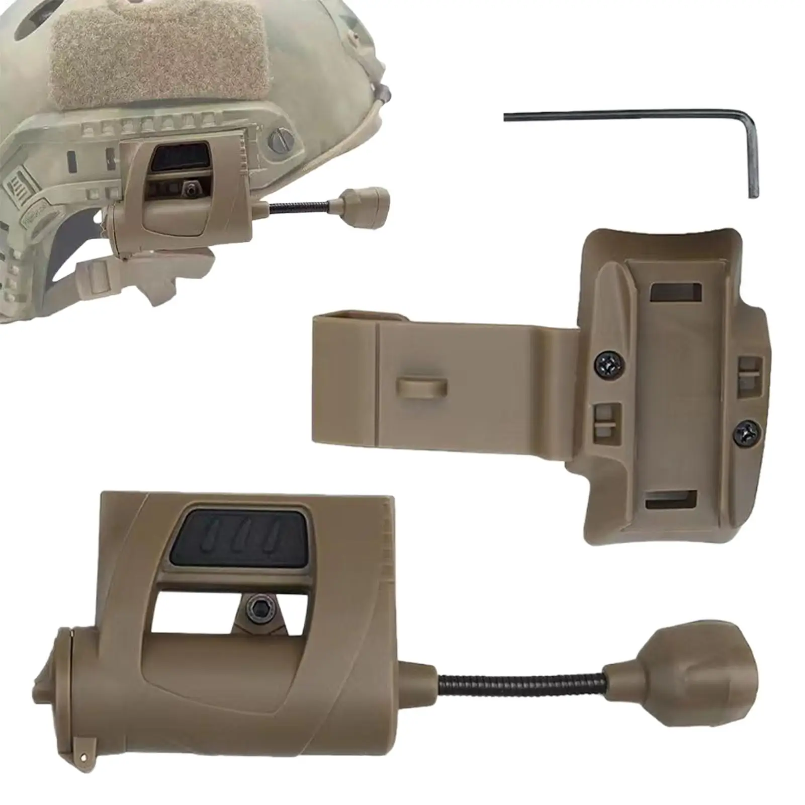 

Adjustable Helmet Headlamp Flashlight 4 Color LED Light for Cycling Camping Running Fishing Night Safety Helmet Flashlights