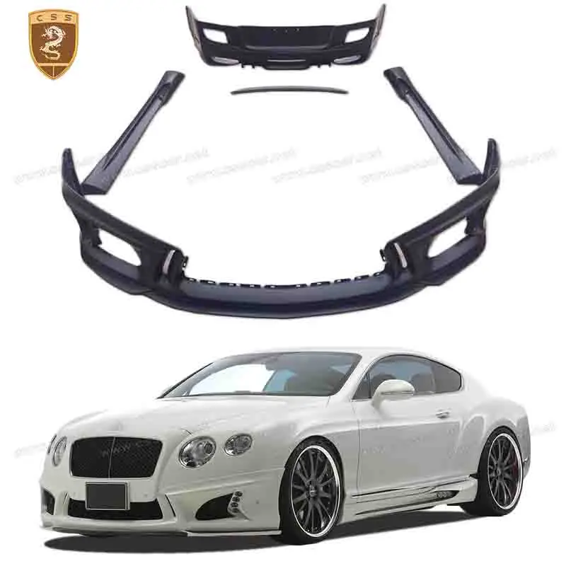 

FRP Material Car Front Bumper Lip Rear Spoiler Side Skirts Wide BodyKit For Bentley Continental GT 2012 2013 2014 2015 WD Style
