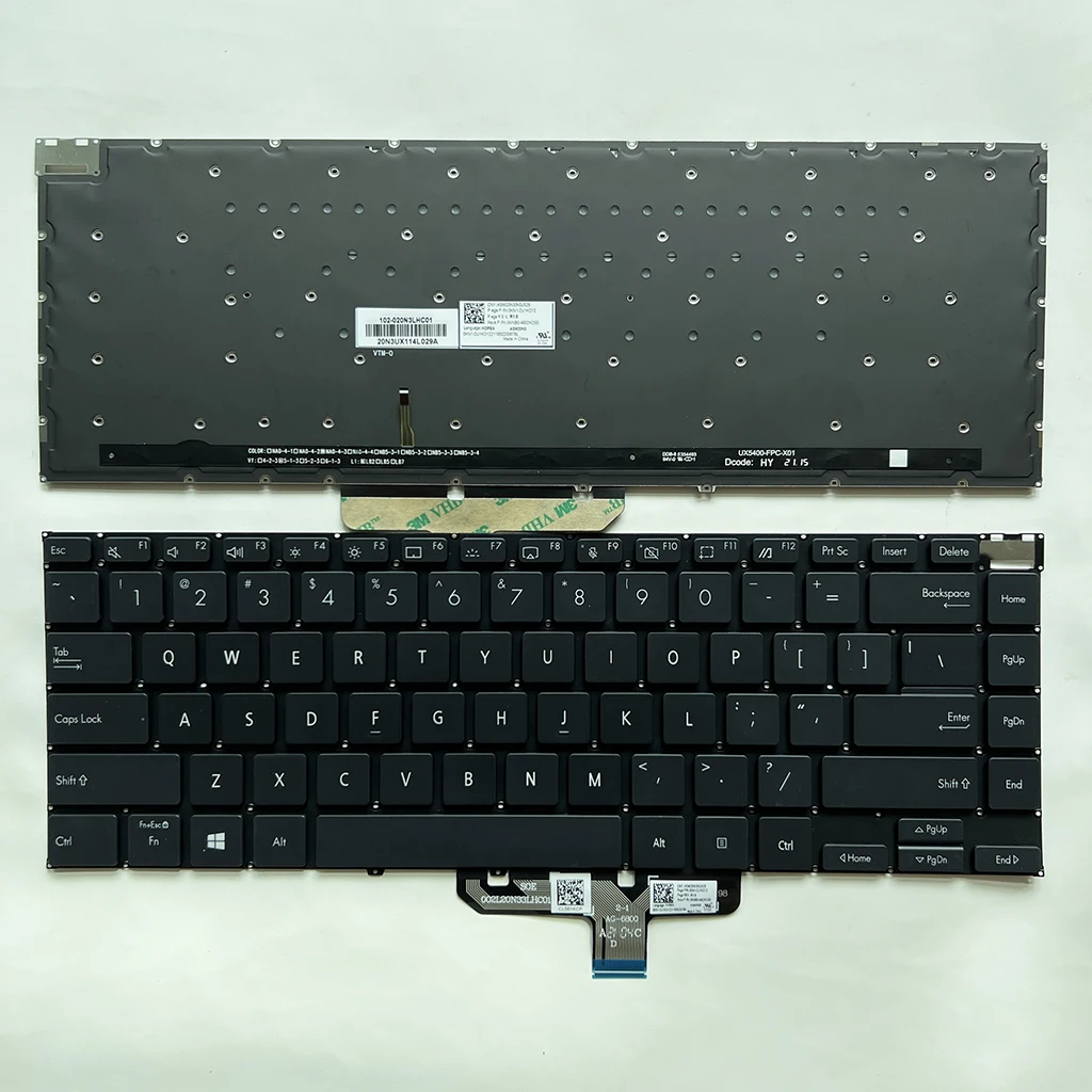 UX5400 US Latin Backlit Keyboard for ASUS Zenbook UX5400E UX5400EA UX5400EG UX5401 UX5401EAJ UX5401E UX5401ZA UX5401ZAS SP