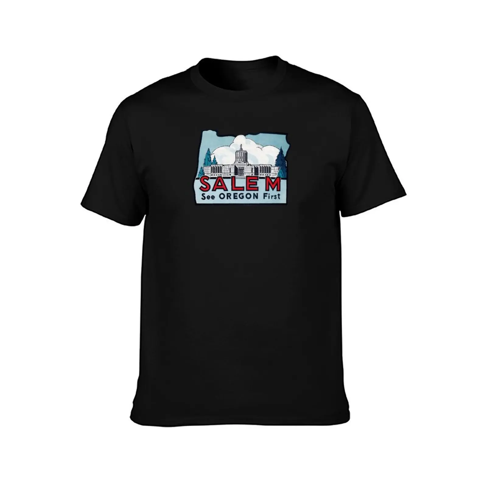 1940s Salem Oregon T-Shirt Plus Size Short Sleeve T-Shirt