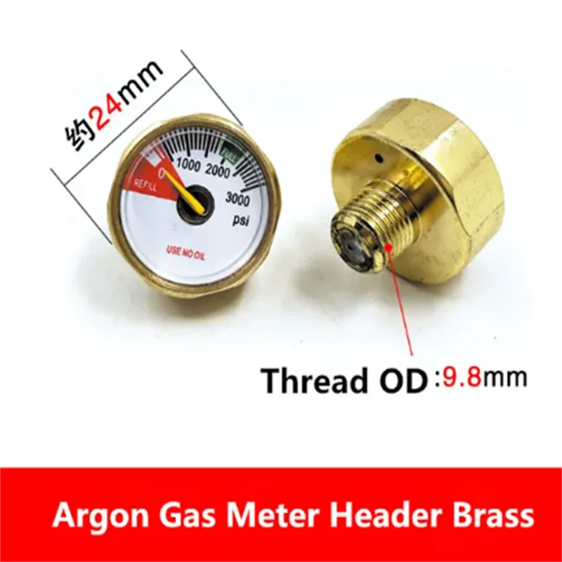 1PC Carbon Dioxide Meter Flow Gauge Argon Gas Meter Ar Accessories CO2 Flow Tube Floating Bead Pressure Reducing Valve Air Outle