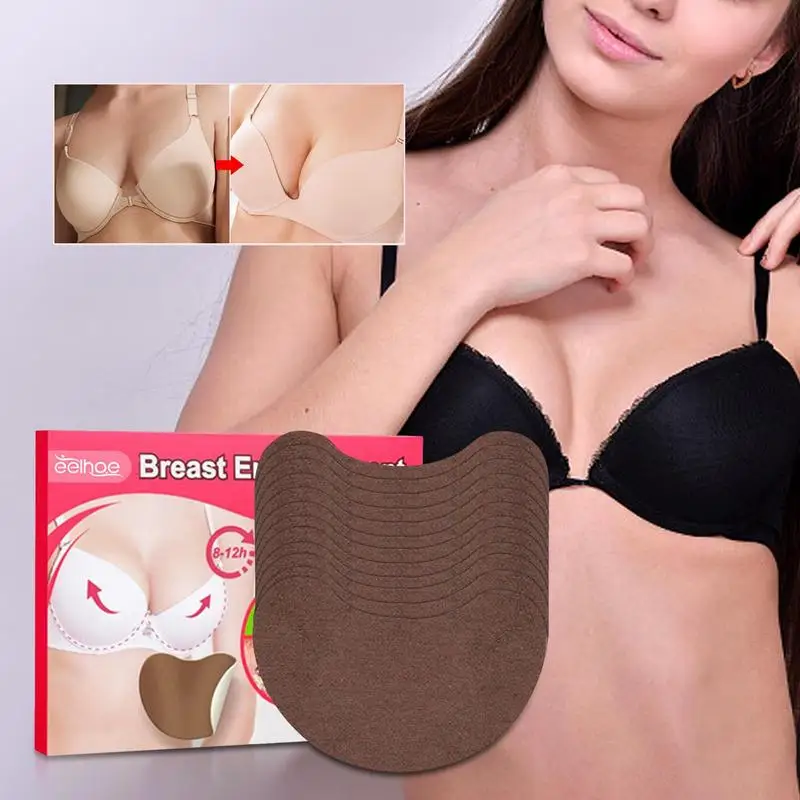 Breast Firming Patches 12pcs Chest Enhancer Firming Cover Augmentation Firming Pad For Lifting And Enlargement Breast Cover