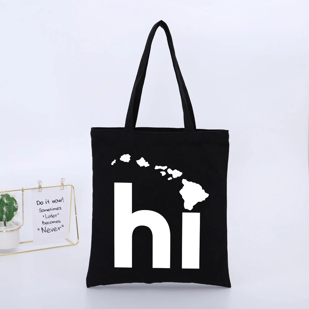 Slogan-style Graphic Canvas Tote Bag, Casual Style for Daily Shopping and Weekend Outings