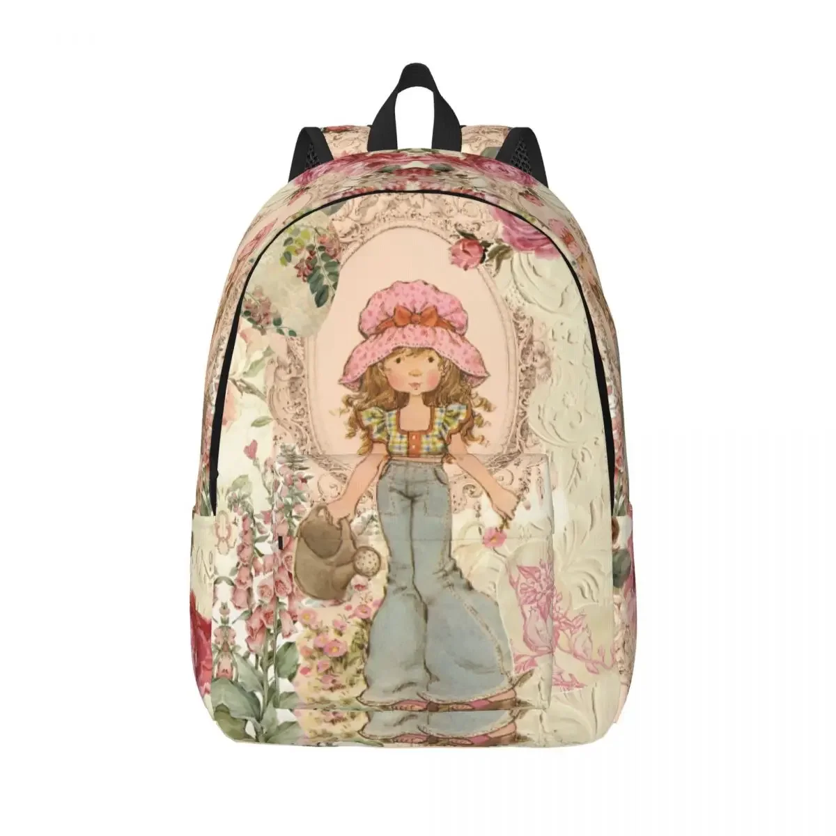 

Sarah Kay Cartoon Flower Girl Teenage Backpack Outdoor School Travel Cute Paint Daypack Men Women Laptop Computer Shoulder Bag