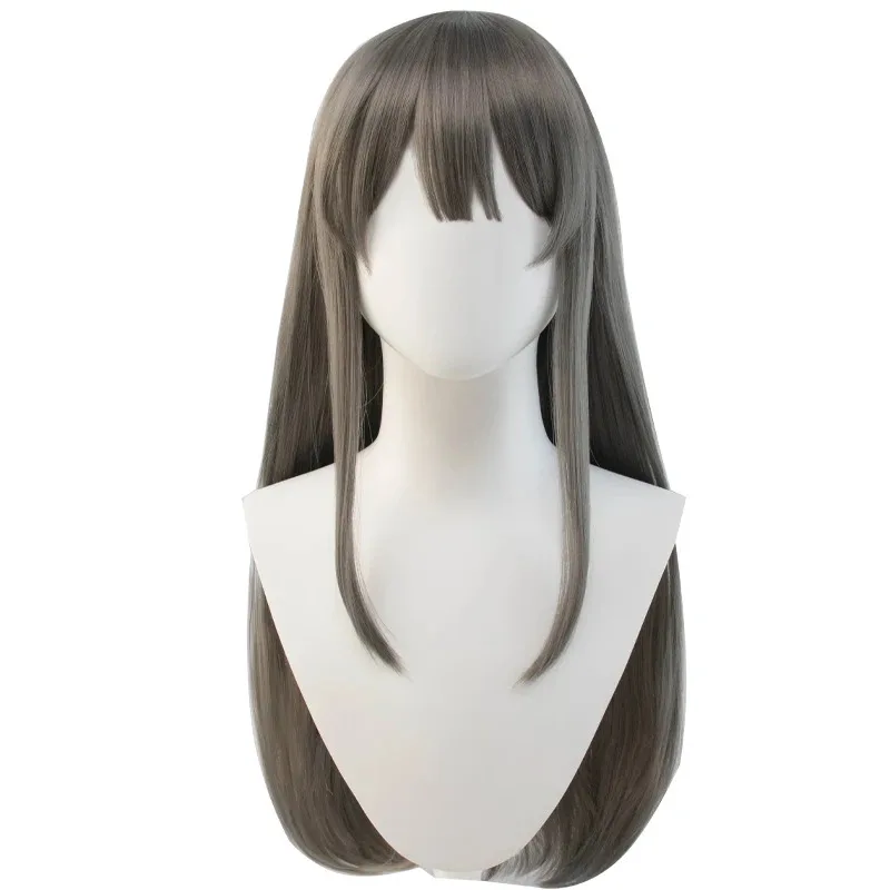 사쿠라지마 마이 가발 애니메이션 Seishun Buta Yarou wa Bunny Girl DokiDoki Senpai no Yume wo Minai 코스프레 가발 헤어핀