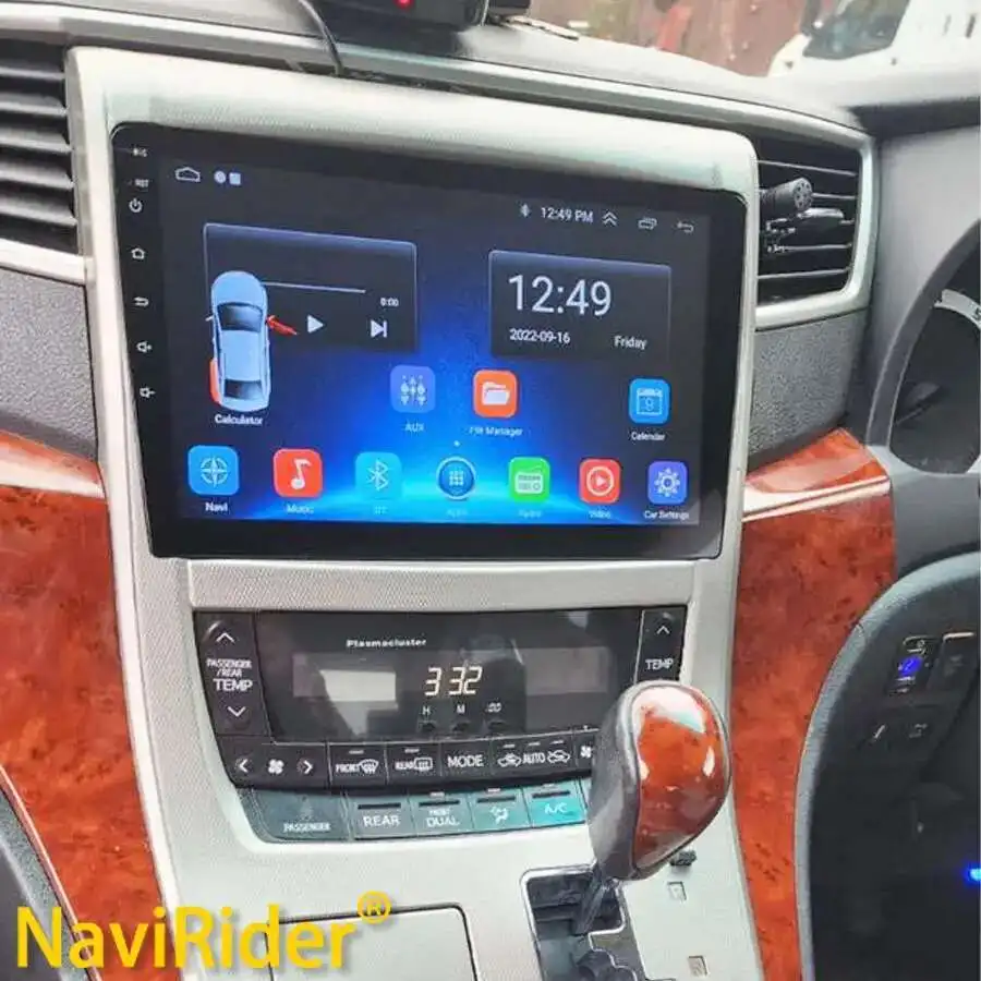 For Toyota Alphard 20 Series Vellfire 2011 - 2014 Car Radio Multimedia Video Player Navigation Stereo GPS Android 14 No 2din