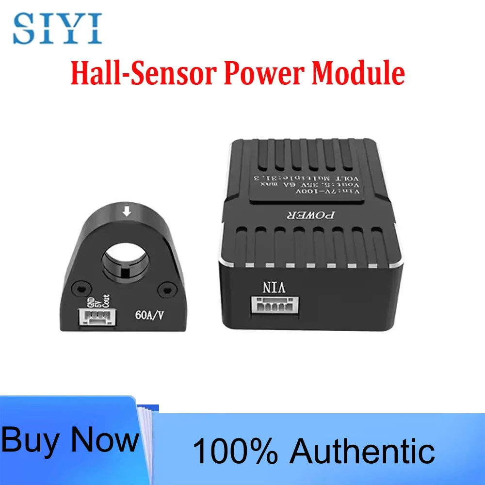 SIYI High Precision Hall-Sensor Power Module Support Wide Voltage Range Professional Detection Module for Drone Circuit System