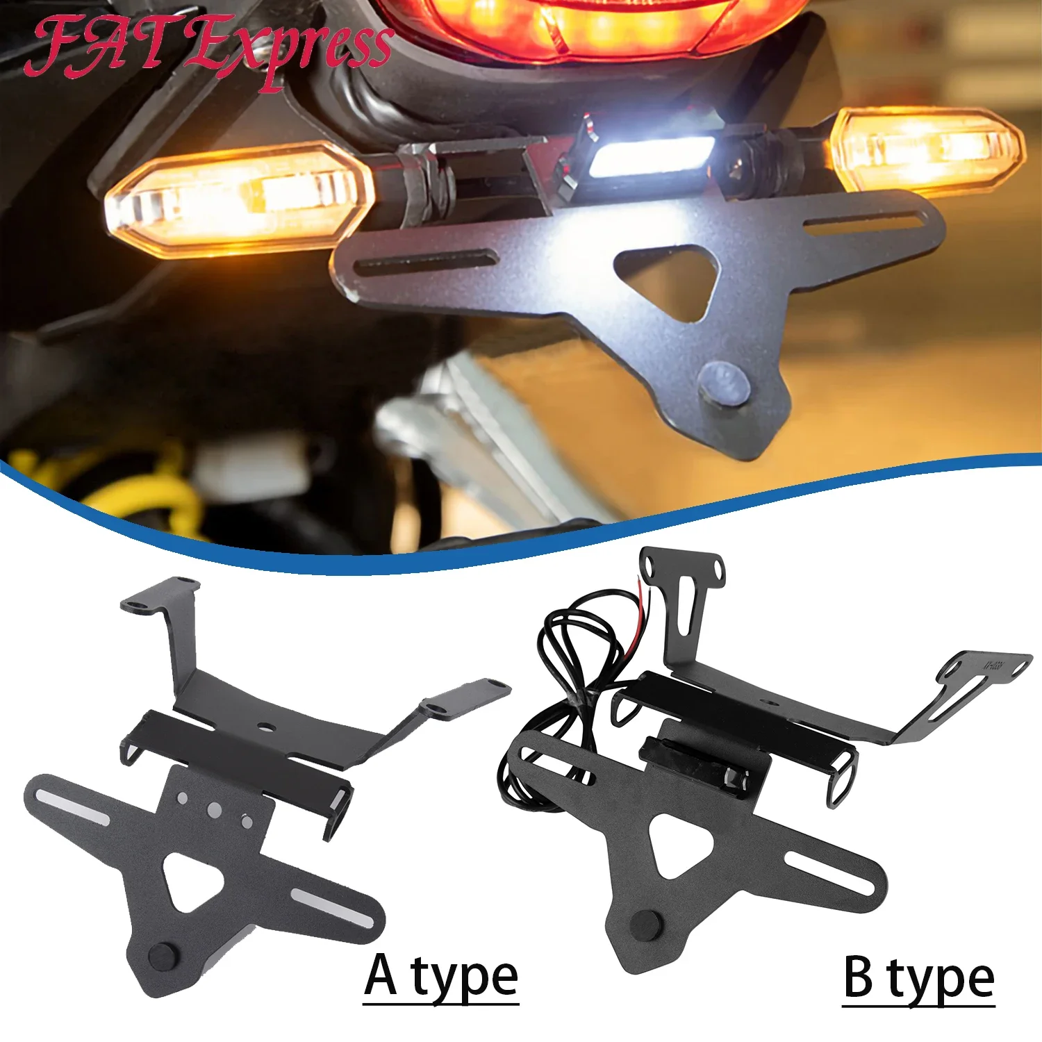 

Motorcycle Tail Tidy License Plate Light Bracket Holder For Honda CBR650 CB650R CBR650R 2019-2023 Motorcycle Accessories