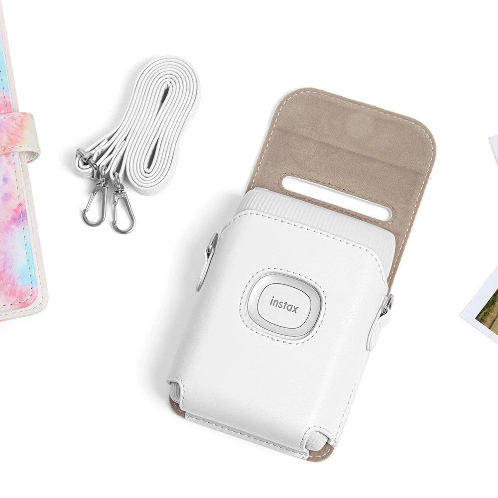 

Protector Cover Case For Fujifilm Instax Mini Link 2 Printer Camera Link Accessories PU Leather Instant Camera Shoulder Bag