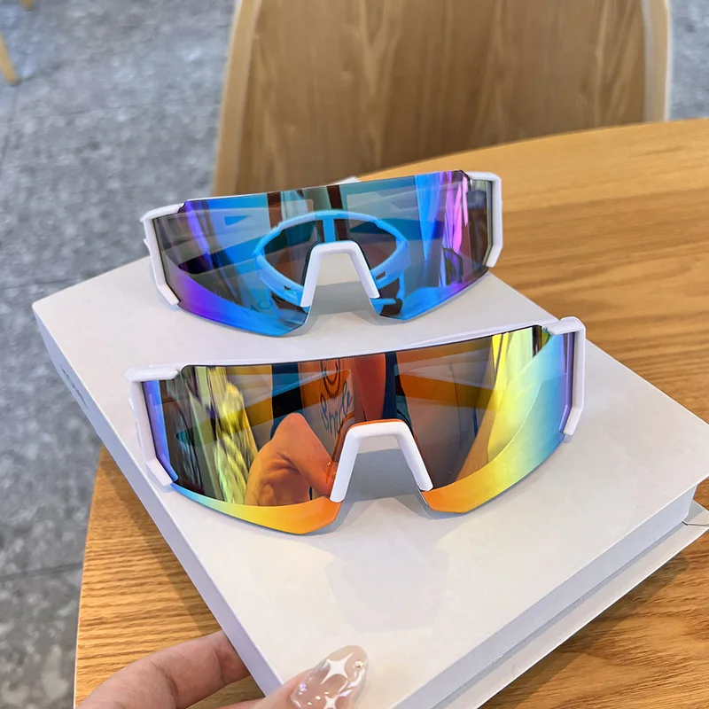 Wandelen 2 stks Fietsen Anti Licht Bril Mannen Vrouwen UV400 Zanddicht Oogbeschermer Shades Outdoor Sport Goggle Anti Straling Lens