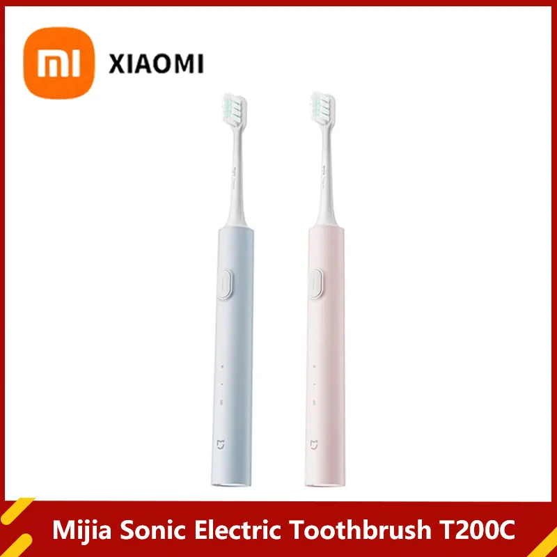 

Новая звуковая электрическая зубная щетка XIAOMI Mijia T200 T200C, отбеливание зубов, ультразвуковые вибрирующие умные зубные щетки, IPX7, водонепроницаемые
