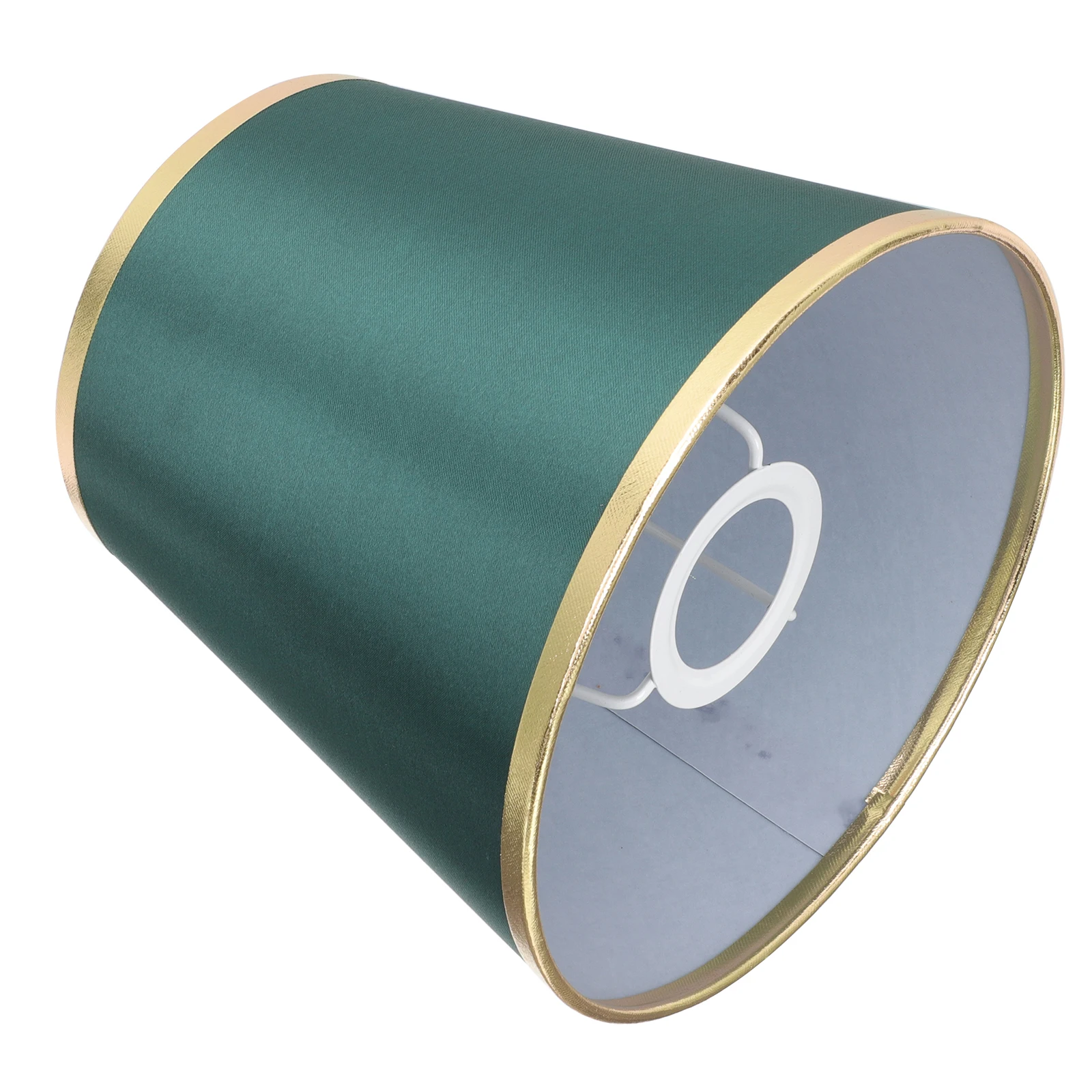 

Circular Glitter Fabric Lampshade E27 19CM Green Gold Lamp Shades for Bedroom Living Room Decor Drum Cover Accessories