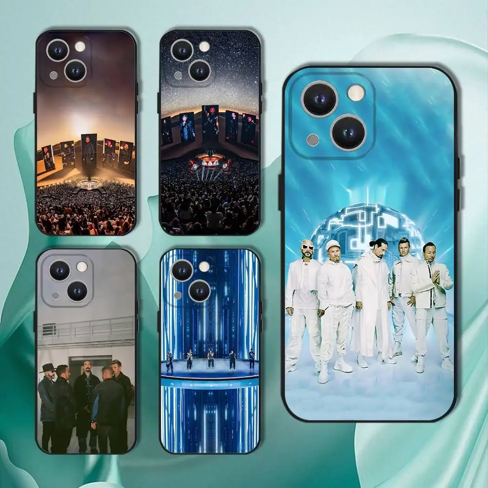 

Backstreet Boys BSB Phone Case For iPhone 16,15,14,13,12,11,Pro,XS,Max,XR,Plus,E,SE4,Mini Black Soft Cover