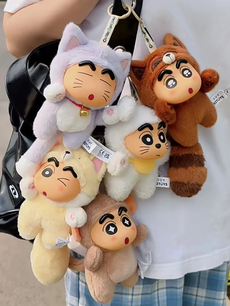 

Виниловая подвеска Shin Chan Big Tails серии, слепая коробка, милая мультяшная кукла Kawai, коллекция аниме-фигурок, декоративные игрушки, подарки