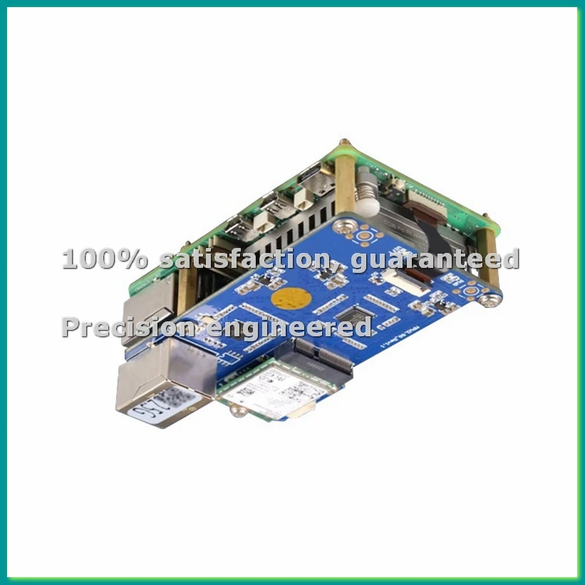 

Плата расширения MPW2.5G для 5 портов PCIE с поддержкой WiFi7 2.5G ETH и модулем WiFi RTL8125, интерфейс M.2 для RPI 5-PZZW