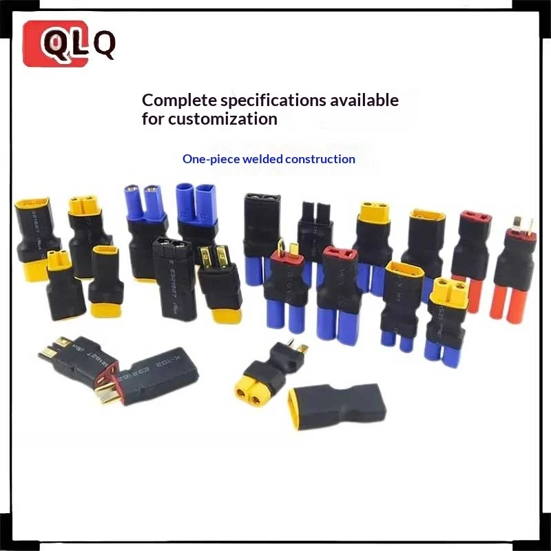 

Generic Rc Lipo Battery Connector Adapter Xt60 To Xt90 Ec3 To T Plug Male To Female Multi Function For Rc Drone Hobby Models
