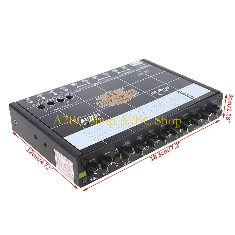 A2BC Car 7 Band Modified Car EQ Class Fever Car Tuner