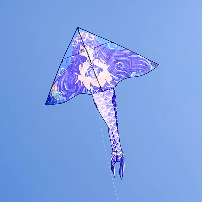 ว่าวรูปนกสวรรค์ 2 เมตร ว่าวนางเงือก พร้อมสายจูง 100 เมตร ว่าวการ์ตูน ของเล่นสนุกกลางแจ้งสำหรับเด็ก ว่าวทะเล ว่าวซี-มายด์