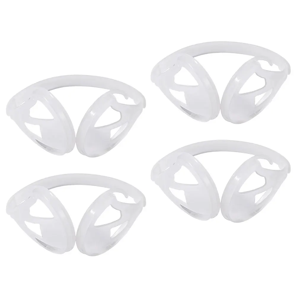 2 Pcs Ear Cup Plastic Making Earmuff Holder Warmer DIY Winter Accessories Muffs Frame Shelf for